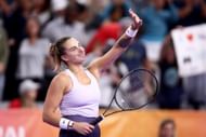 Aryna Sabalenka at the 2022 WTA Finals.